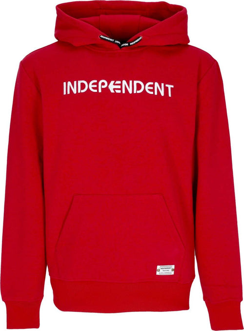 ETNIES-Felpa-Cappuccio-Uomo-Indy-Embroidered-Hoodie-X-Independent-Red-da-uomo
