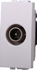 ETTROIT-Connettore-Presa-TV-Passante-Maschio-Colore-BIANCO-Compatibile-Con-Bticino-Living-Light