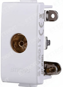 ETTROIT CONNETTORE TV FEMMINA compatibile matix bticino| MT2251 Fai da te/Materiale elettrico/Prese elettriche ed accessori/Prese a muro Zencoccostore - Formia, Commerciovirtuoso.it