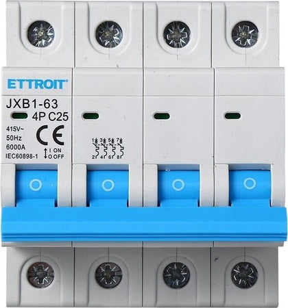 ETTROIT-INTERRUTTORI-MEGNETOTERMICI-BARRA-DIN-4-MOD-4P-415V-CURVA-C-4.5KA