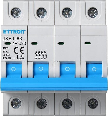 ETTROIT-INTERRUTTORI-MEGNETOTERMICI-BARRA-DIN-4-MOD-4P-415V-CURVA-C-4.5KA