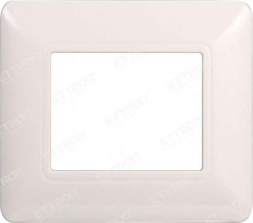 ETTROIT PLACCA PLASTICA 2P BIANCA compatibile matix bticino| MT83201 Fai da te/Materiale elettrico/Placche/Placche per prese Zencoccostore - Formia, Commerciovirtuoso.it