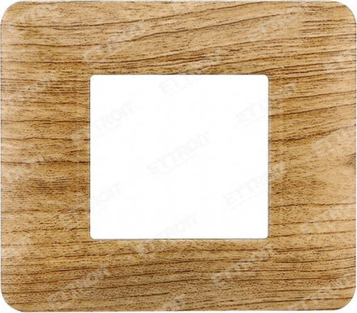 ETTROIT PLACCA PLASTICA 2P LEGNO SCURO compatibile matix bticino| MT83205 Fai da te/Materiale elettrico/Placche/Placche per prese Zencoccostore - Formia, Commerciovirtuoso.it