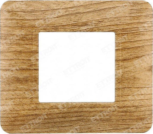 ETTROIT PLACCA PLASTICA 2P LEGNO SCURO compatibile matix bticino| MT83205 Fai da te/Materiale elettrico/Placche/Placche per prese Zencoccostore - Formia, Commerciovirtuoso.it