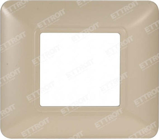 ETTROIT PLACCA PLASTICA 2P SABBIA compatibile matix bticino| MT83209 Fai da te/Materiale elettrico/Placche/Placche per prese Zencoccostore - Formia, Commerciovirtuoso.it
