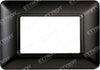 ETTROIT PLACCA PLASTICA 3P ACCIAIO SCURO compatibile matix bticino| MT83307 Fai da te/Materiale elettrico/Placche/Placche per prese Zencoccostore - Formia, Commerciovirtuoso.it