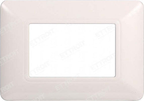 ETTROIT PLACCA PLASTICA 3P BIANCA compatibile matix bticino| MT83301 Fai da te/Materiale elettrico/Placche/Placche per prese Zencoccostore - Formia, Commerciovirtuoso.it