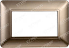 ETTROIT PLACCA PLASTICA 3P BRONZO compatibile matix bticino| MT83310 Fai da te/Materiale elettrico/Placche/Placche per prese Zencoccostore - Formia, Commerciovirtuoso.it