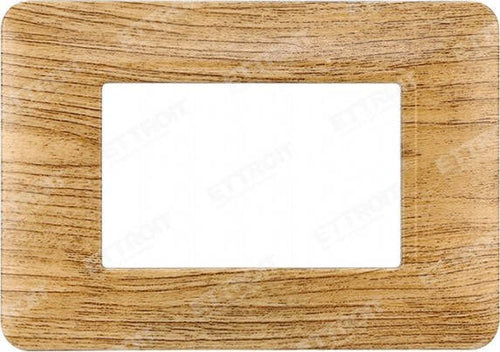 ETTROIT PLACCA PLASTICA 3P LEGNO SCURO compatibile matix bticino| MT83305 Fai da te/Materiale elettrico/Placche/Placche per prese Zencoccostore - Formia, Commerciovirtuoso.it
