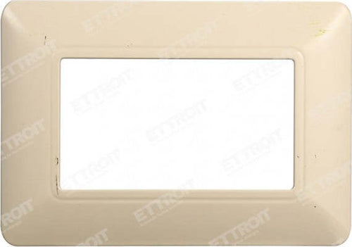 ETTROIT PLACCA PLASTICA 3P SABBIA compatibile matix bticino| MT83309 Fai da te/Materiale elettrico/Placche/Placche per prese Zencoccostore - Formia, Commerciovirtuoso.it