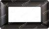 ETTROIT PLACCA PLASTICA 4P ACCIAIO SCURO compatibile matix bticino| MT83407 Fai da te/Materiale elettrico/Placche/Placche per prese Zencoccostore - Formia, Commerciovirtuoso.it