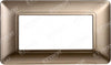 ETTROIT PLACCA PLASTICA 4P BRONZO compatibile matix bticino| MT83410 Fai da te/Materiale elettrico/Placche/Placche per prese Zencoccostore - Formia, Commerciovirtuoso.it