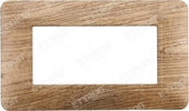 ETTROIT PLACCA PLASTICA 4P LEGNO CHIARO compatibile matix bticino| MT83404 Fai da te/Materiale elettrico/Placche/Placche per prese Zencoccostore - Formia, Commerciovirtuoso.it