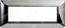 ETTROIT PLACCA PLASTICA 6P CROMATO LUCIDO compatibile matix bticino| MT83613 Fai da te/Materiale elettrico/Placche/Placche per prese Zencoccostore - Formia, Commerciovirtuoso.it