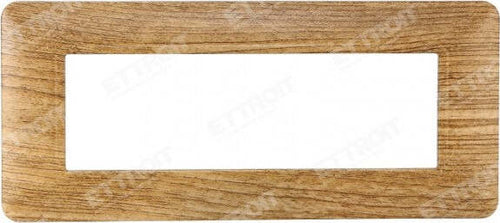 ETTROIT PLACCA PLASTICA 6P LEGNO SCURO compatibile matix bticino| MT83605 Fai da te/Materiale elettrico/Placche/Placche per prese Zencoccostore - Formia, Commerciovirtuoso.it