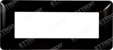 ETTROIT PLACCA PLASTICA 6P NERO compatibile matix bticino| MT83602 Fai da te/Materiale elettrico/Placche/Placche per prese Zencoccostore - Formia, Commerciovirtuoso.it