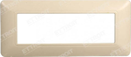 ETTROIT PLACCA PLASTICA 6P SABBIA compatibile matix bticino| MT83609 Fai da te/Materiale elettrico/Placche/Placche per prese Zencoccostore - Formia, Commerciovirtuoso.it