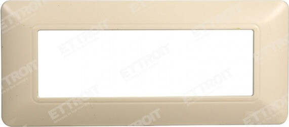 ETTROIT PLACCA PLASTICA 6P SABBIA compatibile matix bticino| MT83609 Fai da te/Materiale elettrico/Placche/Placche per prese Zencoccostore - Formia, Commerciovirtuoso.it