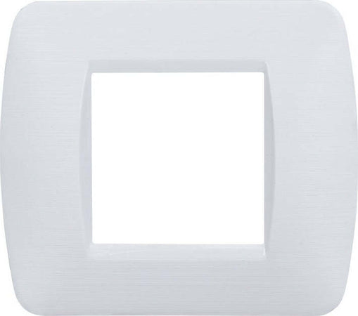 ETTROIT-Placca-Plastica-Serie-Space-2P-Colore-Bianco-Satinato-Compatibile-Con-Bticino-Living-Light