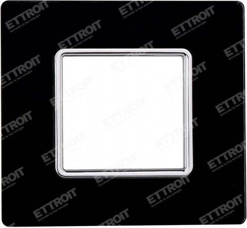 ETTROIT PLACCA VETRO 2P NERO compatibile matix bticino| MT84202 Fai da te/Materiale elettrico/Placche/Placche per prese Zencoccostore - Formia, Commerciovirtuoso.it