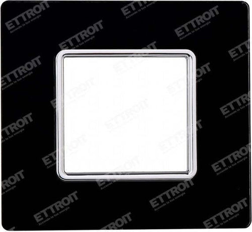 ETTROIT PLACCA VETRO 2P NERO compatibile matix bticino| MT84202 Fai da te/Materiale elettrico/Placche/Placche per prese Zencoccostore - Formia, Commerciovirtuoso.it