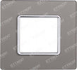 ETTROIT PLACCA VETRO 2P SILVER compatibile matix bticino| MT84206 Fai da te/Materiale elettrico/Placche/Placche per prese Zencoccostore - Formia, Commerciovirtuoso.it
