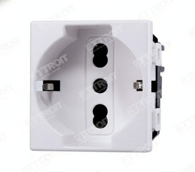 ETTROIT PRESA SCHUKO 2P+T 16A compatibile matix bticino| MT2102 Fai da te/Materiale elettrico/Prese elettriche ed accessori/Prese a muro Zencoccostore - Formia, Commerciovirtuoso.it