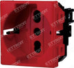 ETTROIT PRESA SCHUKO ROSSO 2P+T 16A compatibile matix bticino| MT2116 Fai da te/Materiale elettrico/Prese elettriche ed accessori/Prese a muro Zencoccostore - Formia, Commerciovirtuoso.it