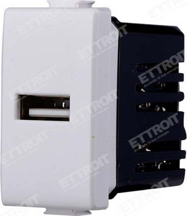 ETTROIT PRESA USB 2.1AMH compatibile matix bticino| MT2401 Fai da te/Materiale elettrico/Prese elettriche ed accessori/Prese a muro Zencoccostore - Formia, Commerciovirtuoso.it