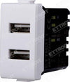 ETTROIT PRESA USB 2POSTI 2.1AMH compatibile matix bticino| MT2402 Fai da te/Materiale elettrico/Prese elettriche ed accessori/Prese a muro Zencoccostore - Formia, Commerciovirtuoso.it