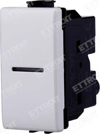 ETTROIT PULSANTE 1P ASSIALE compatibile matix bticino| MT0601 Fai da te/Materiale elettrico/Prese elettriche ed accessori/Prese a muro Zencoccostore - Formia, Commerciovirtuoso.it