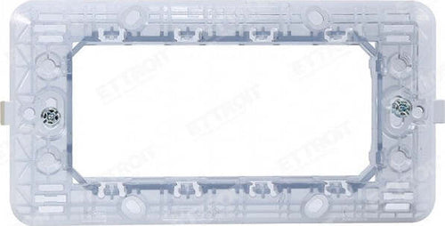 ETTROIT SUPPORTO 4 POSTI compatibile matix bticino| MT0204 Fai da te/Materiale elettrico/Placche/Placche per interruttori Zencoccostore - Formia, Commerciovirtuoso.it