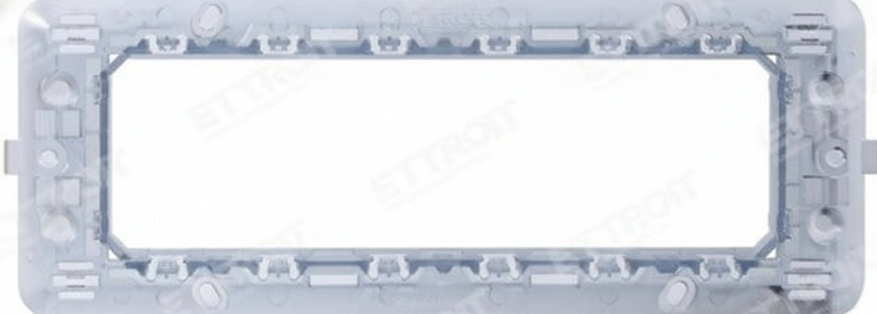 ETTROIT SUPPORTO 6 POSTI compatibile matix bticino| MT0206 Fai da te/Materiale elettrico/Placche/Placche per interruttori Zencoccostore - Formia, Commerciovirtuoso.it