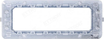 ETTROIT SUPPORTO 6 POSTI compatibile matix bticino| MT0206 Fai da te/Materiale elettrico/Placche/Placche per interruttori Zencoccostore - Formia, Commerciovirtuoso.it