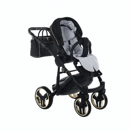 Diamond Mirror Satin V2 2 in 1 Nero Navicella Oro Telaio Nero