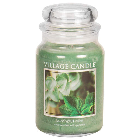 Candele profumate "Village Candle" profumatore per ambienti, Giara in vetro 730 gr, 26 once