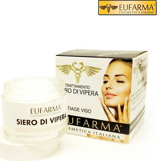 EUFARMA CREMA TRATTAMENTO VISO SIERO DI VIPERA BARATTOLO IN VETRO 50ML COSMETICA Bellezza/Cura della pelle/Viso/Idratanti/Sieri e liquidi Trade Shop italia - Napoli, Commerciovirtuoso.it
