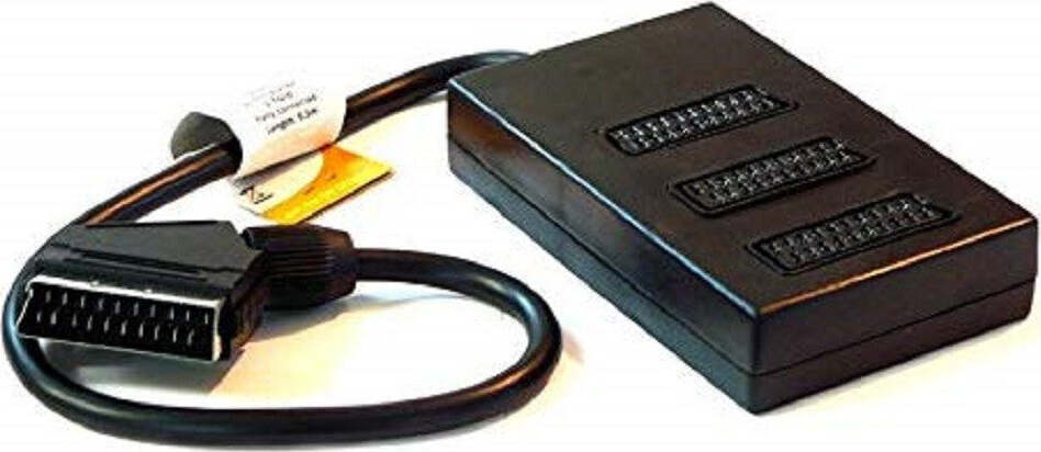 Euroconnettore Ciabatta Multipresa Scart A 3 Posti Basetta Cavo Sdoppiatore Ingressi Casa, arredamento e bricolage > Materiale Elettrico > Multiprese e Avvolgicavo Trade Shop italia - Napoli, Commerciovirtuoso.it