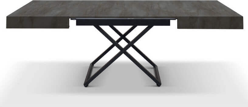 EUTERPE---tavolino-trasformabile-salvaspazio-cm-80-x-120/170/220-x-30/77-h-Antracite-Milani-Home