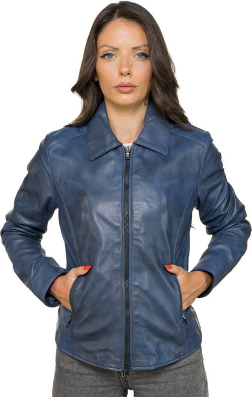 Eva---Giacca-Donna-Blu-in-vera-pelle