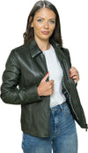 Eva---Giacca-Donna-Verde-in-vera-pelle