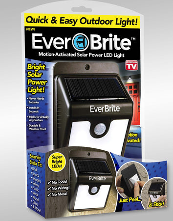 EVER BRITE LUCE SEGNA PASSI DA ESTERNO RICARICA SOLARE CON SENSORE DI MOVIMENTO  Trade Shop italia - Napoli, Commerciovirtuoso.it