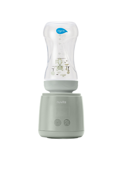 Scaldabiberon Portatile Funzione Mescolamento Warm'N'Mix Nuvita-Sage Green