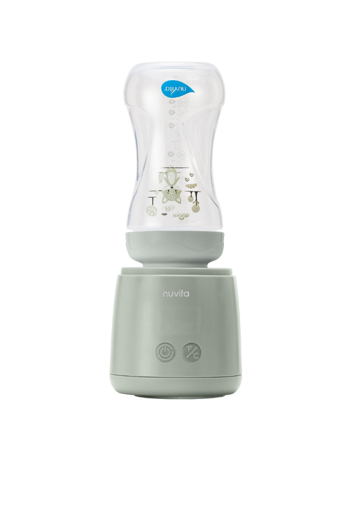 Scaldabiberon Portatile Funzione Mescolamento Warm'N'Mix Nuvita-Sage Green