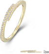 Evideence-Anello-Donna-argento-925-gold-e-zirconi-bianchi