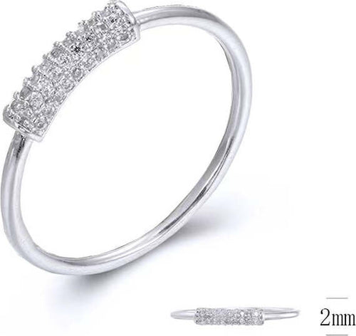 Evideence-Anello-Donna-argento-925-rodio-e-zirconi-bianchi
