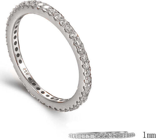 Evideence-Anello-Donna-argento-925-rodio-e-zirconi-bianchi