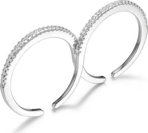 Evideence-Anello-Donna-argento-925-rodio-zirconi-bianchi-misura-regolabile