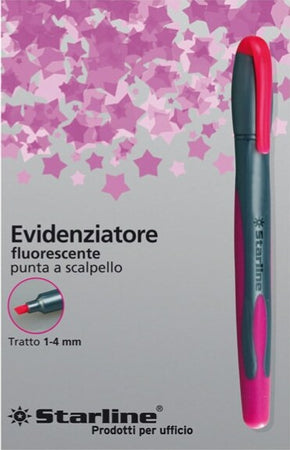 Evidenziatore a penna - punta scalpello - tratto da 1 0-4 0mm - fucsia - Starline [multipack] 12 pezzi Cancelleria e prodotti per ufficio/Penne matite scrittura e correzione/Marcatori ed evidenziatori/Marcatori cancellabili a secco e liquidi Eurocartuccia - Pavullo, Commerciovirtuoso.it