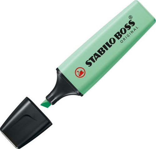 Evidenziatore Boss Original Pastel - punta a scalpello - tratto 2 - 5 mm - verde menta 116 - Stabilo [multipack] 10 pezzi Cancelleria e prodotti per ufficio/Penne matite scrittura e correzione/Marcatori ed evidenziatori/Marcatori cancellabili a secco e liquidi Eurocartuccia - Pavullo, Commerciovirtuoso.it